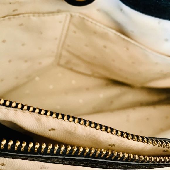 Kate Spade Black Quilted Handbag, Large, EUC - Picture 8 of 8